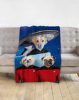 'Doggo-Trek' Personalized 3 Pet Blanket