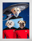 'Doggo-Trek' Personalized 3 Pet Poster