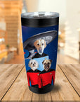 Vaso personalizado para 3 mascotas 'Doggo-Trek'