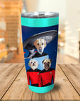 Vaso personalizado para 3 mascotas 'Doggo-Trek'