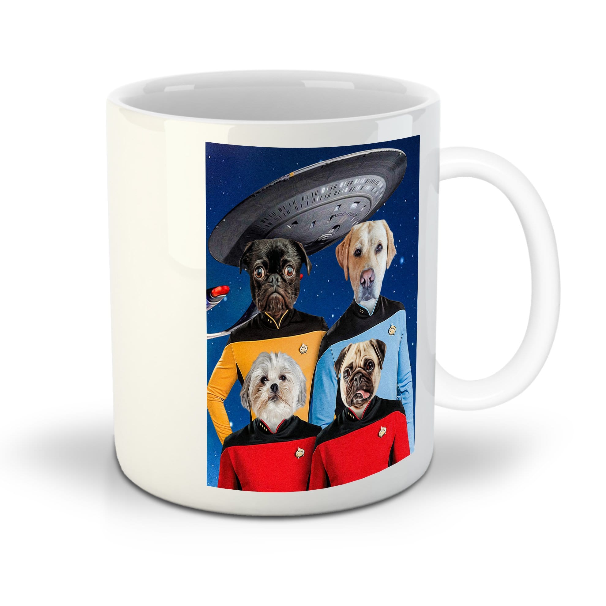 &#39;Doggo-Trek&#39; Personalized 4 Pet Mug