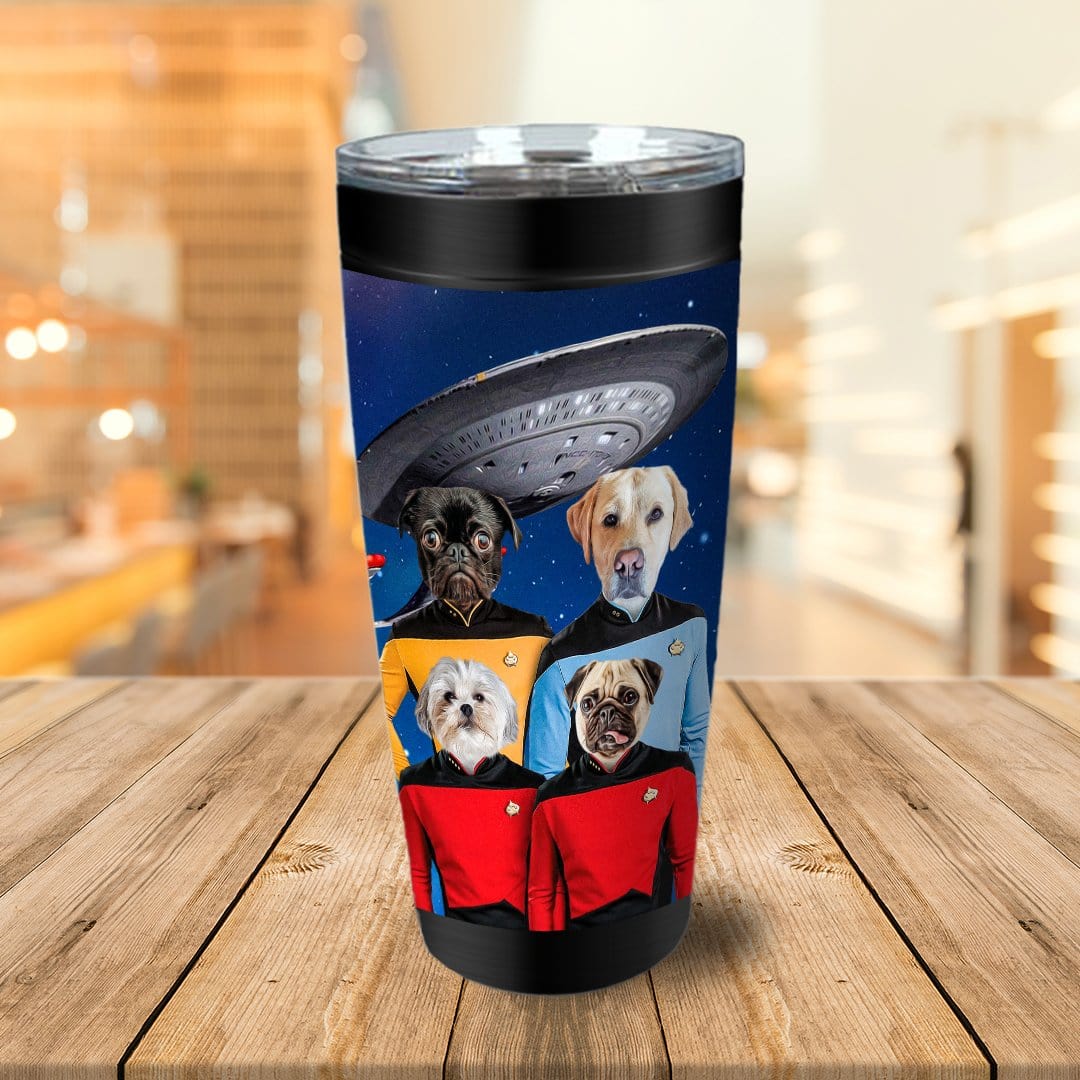 Vaso personalizado para 4 mascotas &#39;Doggo-Trek&#39;
