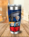 Vaso personalizado para 4 mascotas 'Doggo-Trek'