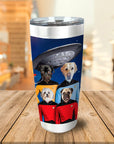 Vaso personalizado para 4 mascotas 'Doggo-Trek'