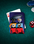 'Doggo-Trek' Personalized 4 Pet Playing Cards