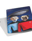 'Doggo-Trek' Personalized 2 Pet Playing Cards