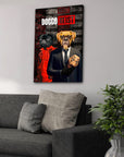 'Doggo Heist' Personalized 2 Pet Canvas