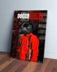 Lienzo personalizado para mascotas 'Doggo Heist 2'