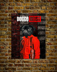 Póster de mascota personalizada 'Doggo Heist 2'