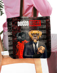 'Doggo Heist' Personalized 2 Pet Tote Bag