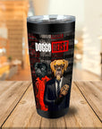 Vaso personalizado para 2 mascotas 'Doggo Heist'