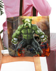 'Doggo Hulk' Personalized Tote Bag