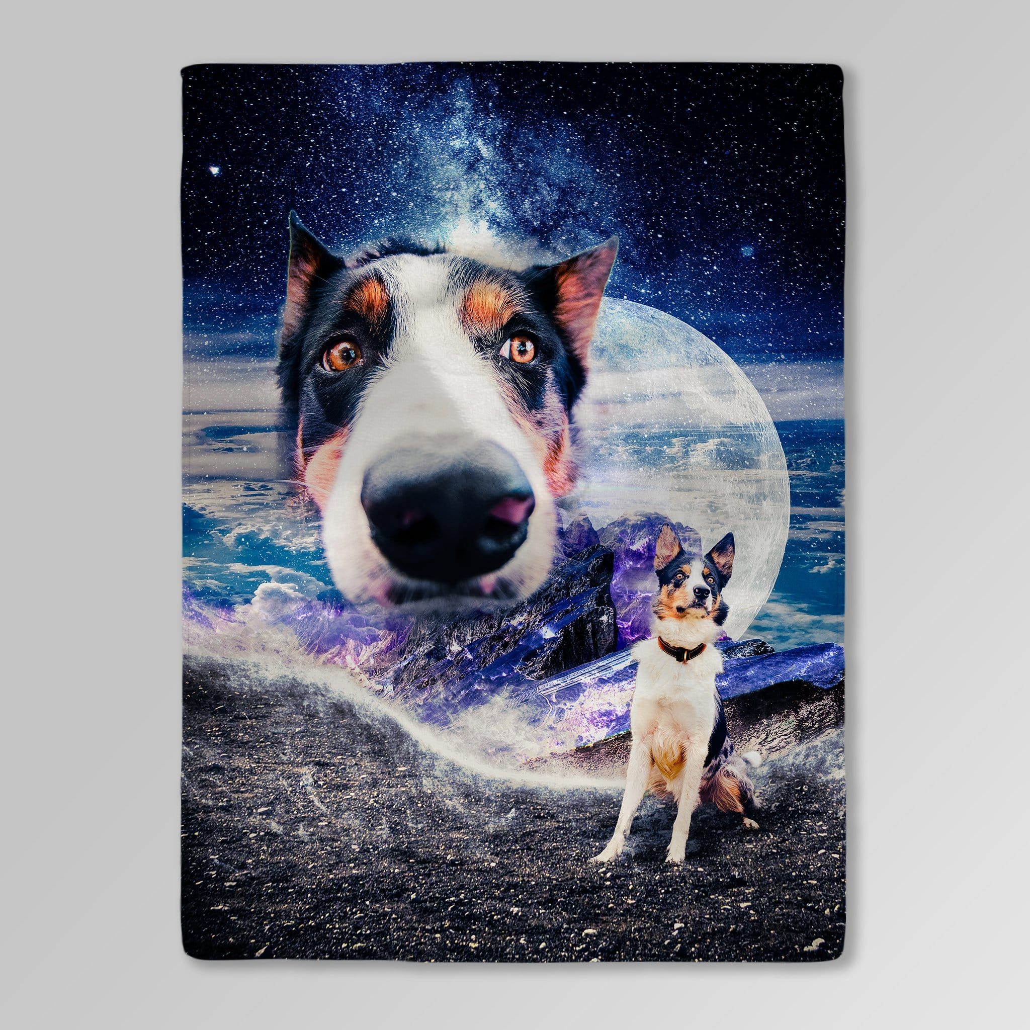 Manta personalizada para mascotas &#39;Doggo in Space&#39; 