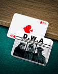 'D.W.A (Doggos with Attitude)' Personalized 3 Pet Playing Cards