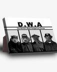 'D.W.A. (Doggo's With Attitude)' Personalized 4 Pet Standing Canvas