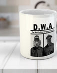'D.W.A (Doggos with Attitude)' Personalized 2 Pet Mug
