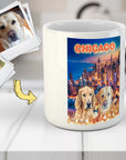 Taza personalizada para 2 mascotas 'Doggos Of Chicago'