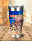 Vaso personalizado para 2 mascotas 'Doggos Of Chicago'