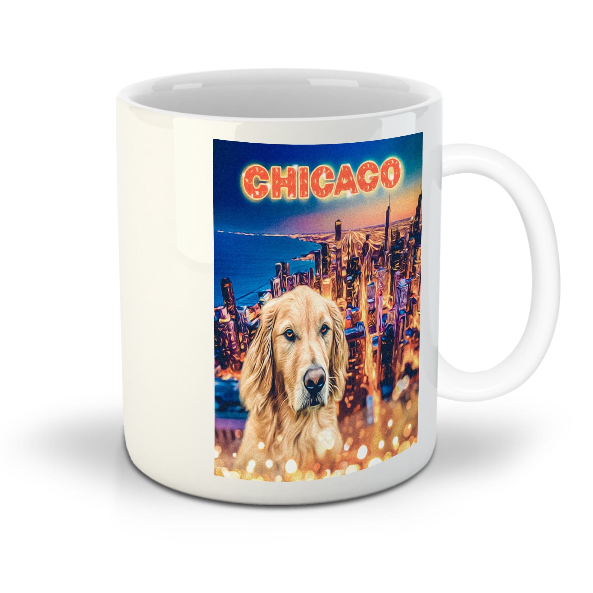 Taza personalizada para mascotas &#39;Doggos Of Chicago&#39;