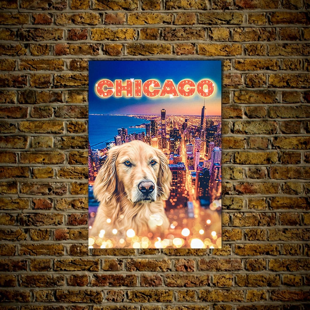 &#39;Doggos Of Chicago&#39; Personalized Pet Poster