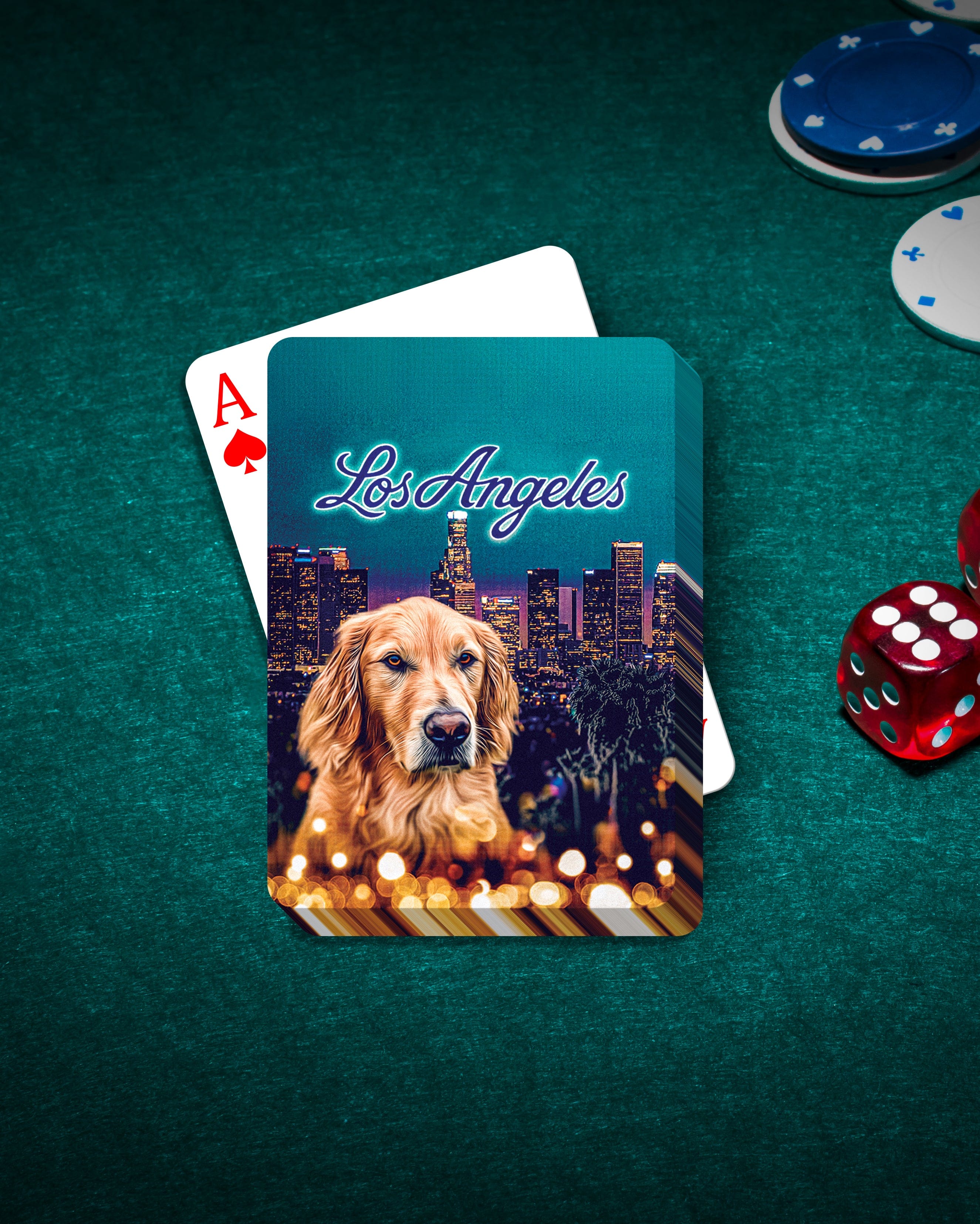 &#39;Doggos of Los Angeles&#39; Personalized Pet Playing Cards