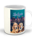 Taza personalizada para 2 mascotas 'Doggos of Los Angeles'