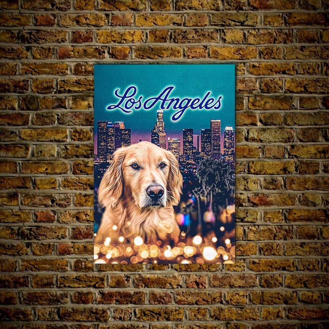 Póster personalizado para mascotas &#39;Doggos of Los Angeles&#39;