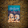 Load image into Gallery viewer, &#39;Doggos of Los Angeles&#39; Personalized 2 Pet Poster