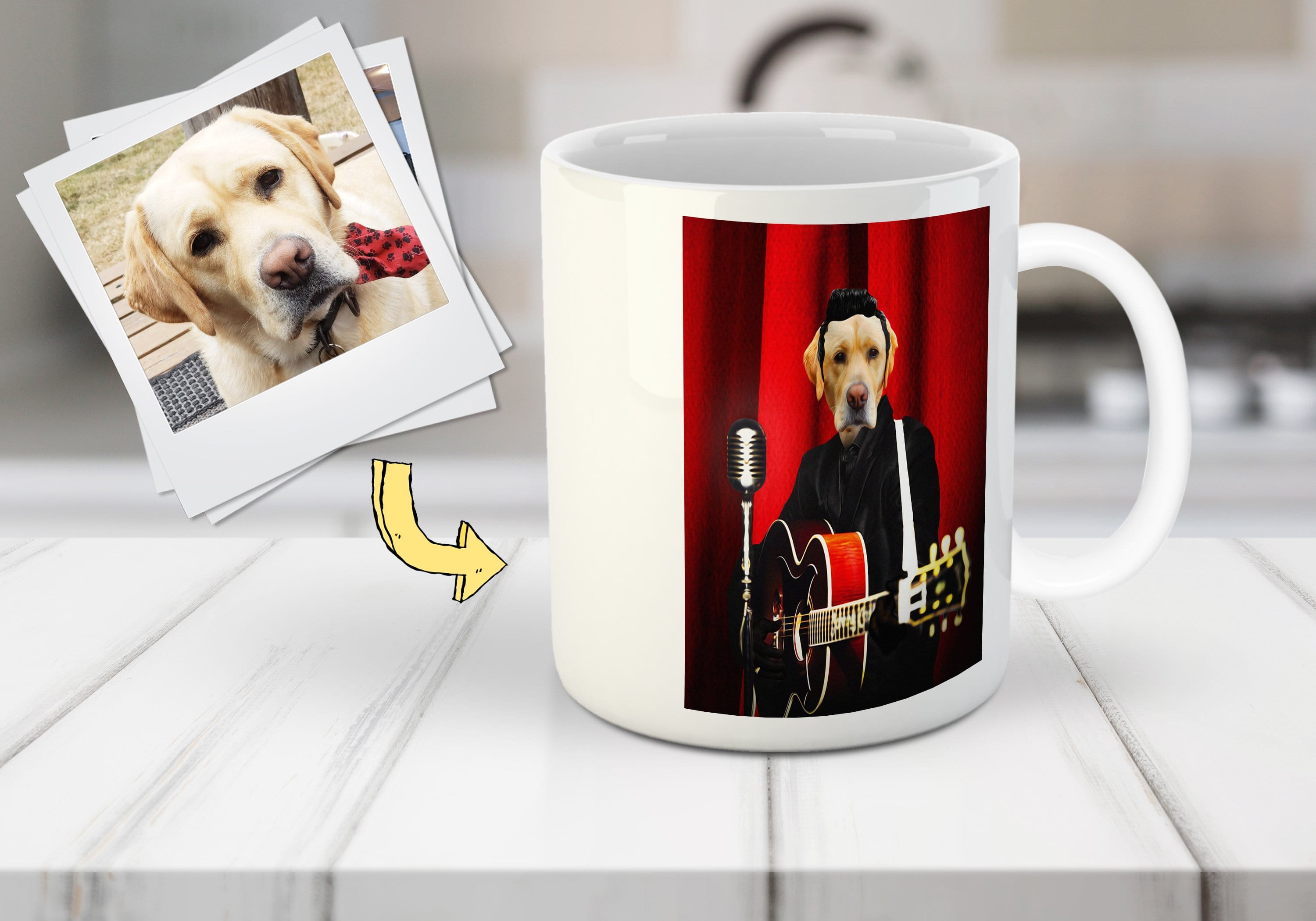 Taza personalizada para mascotas &#39;Doggy Cash&#39;
