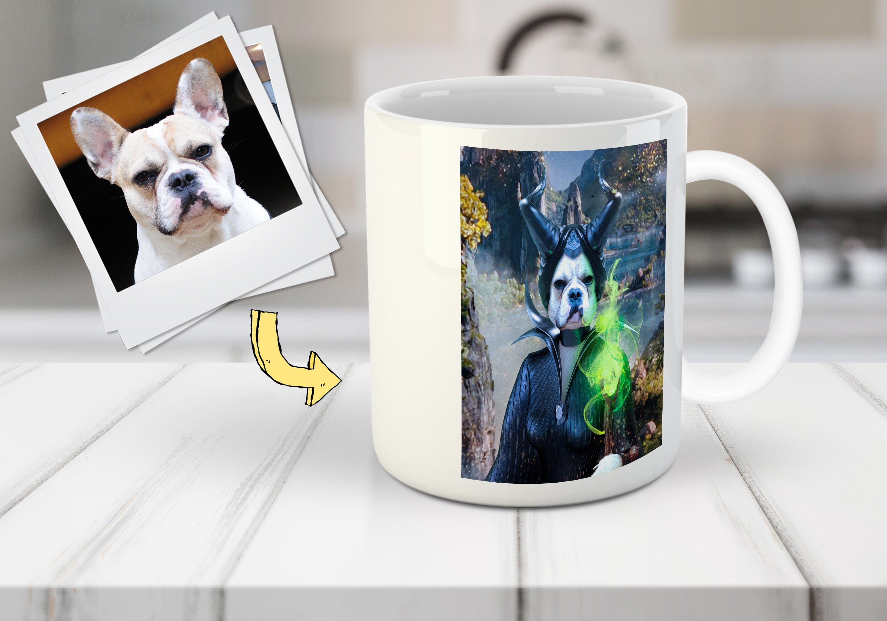 &#39;Dognificent&#39; Personalized Pet Mug