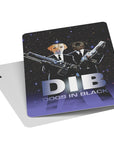 'Dogs In Black' Personalized 2 Pet Playing Cards