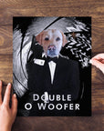 'Double O Woofer' Personalized Pet Puzzle