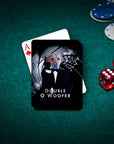 'Double O Woofer' Personalized Pet Playing Cards