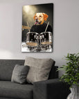 'The Drummer' Personalized Pet Canvas