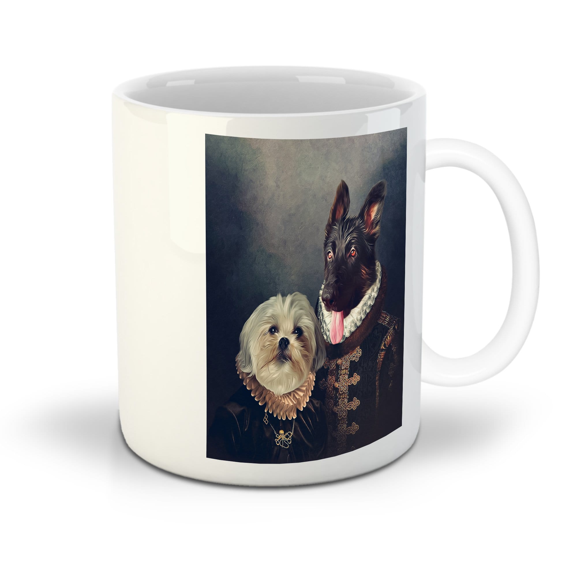 &#39;Duke and Duchess&#39; Custom 2 Pets Mug