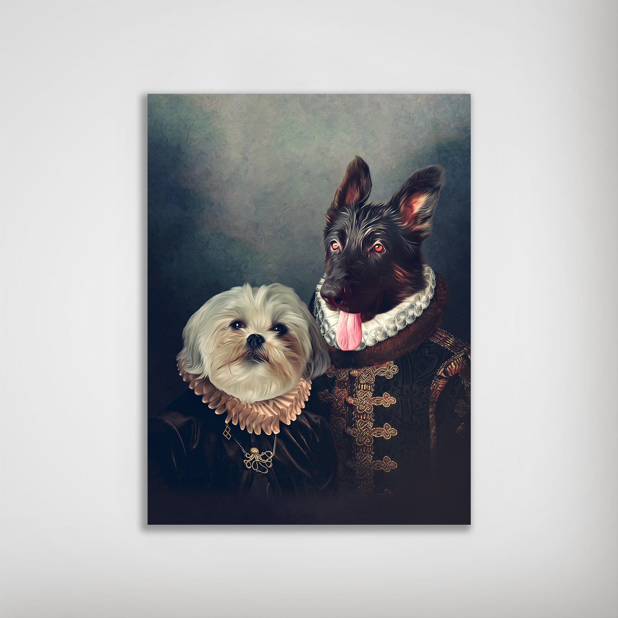 &#39;Duke and Duchess&#39; Personalized 2 Pet Poster