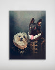 'Duke and Duchess' Personalized 2 Pet Poster