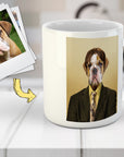 Taza personalizada para mascotas 'Dwight Woofer'