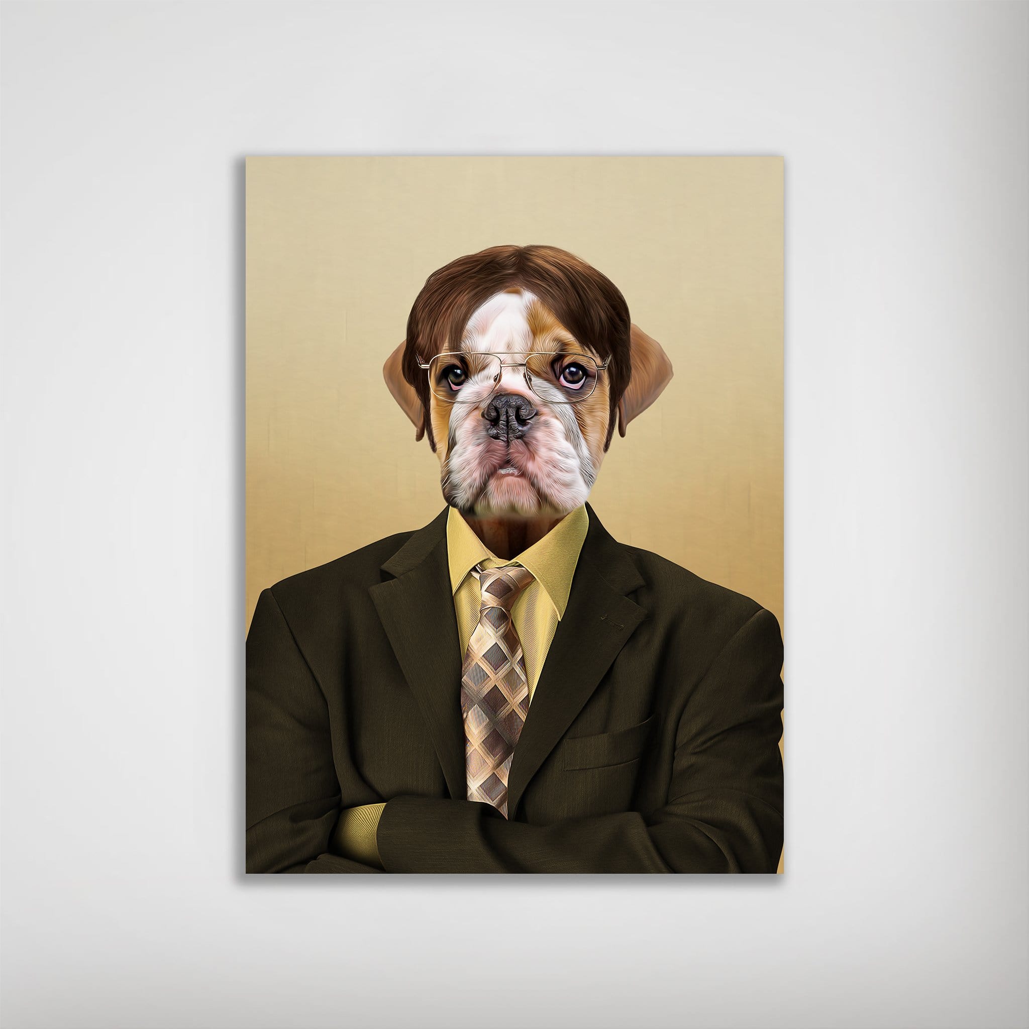 &#39;Dwight Woofer&#39; Personalized Dog Poster