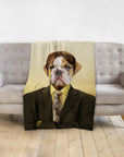 'Dwight Woofer' Personalized Pet Blanket