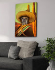 'El Jefe' Personalized Pet Canvas