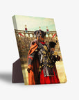 'The Gladiator' Personalized Pet Standing Canvas