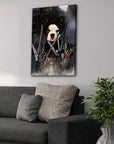 'Edward Scissorpaws' Personalized Pet Canvas