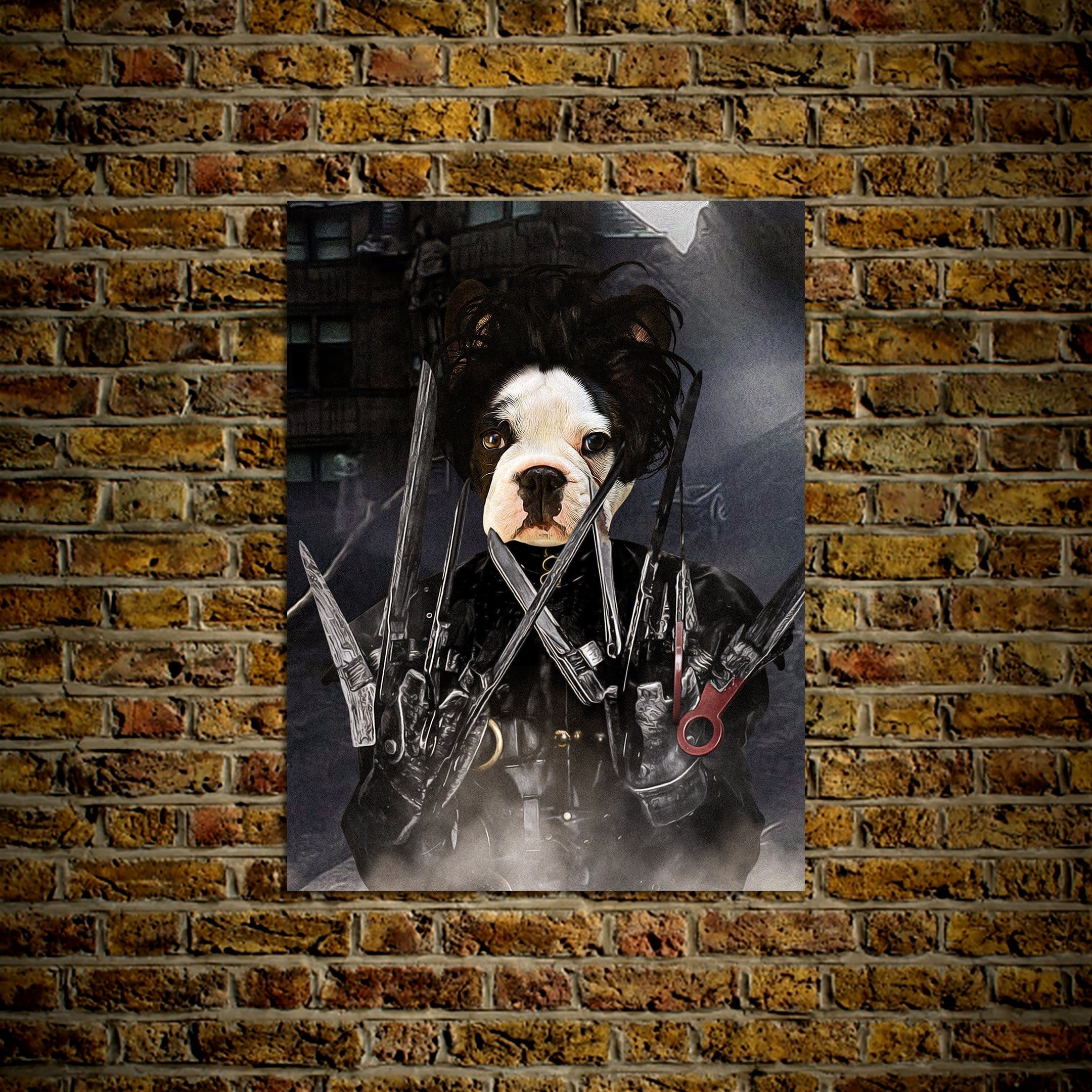 &#39;Edward Scissorpaws&#39; Personalized Pet Poster