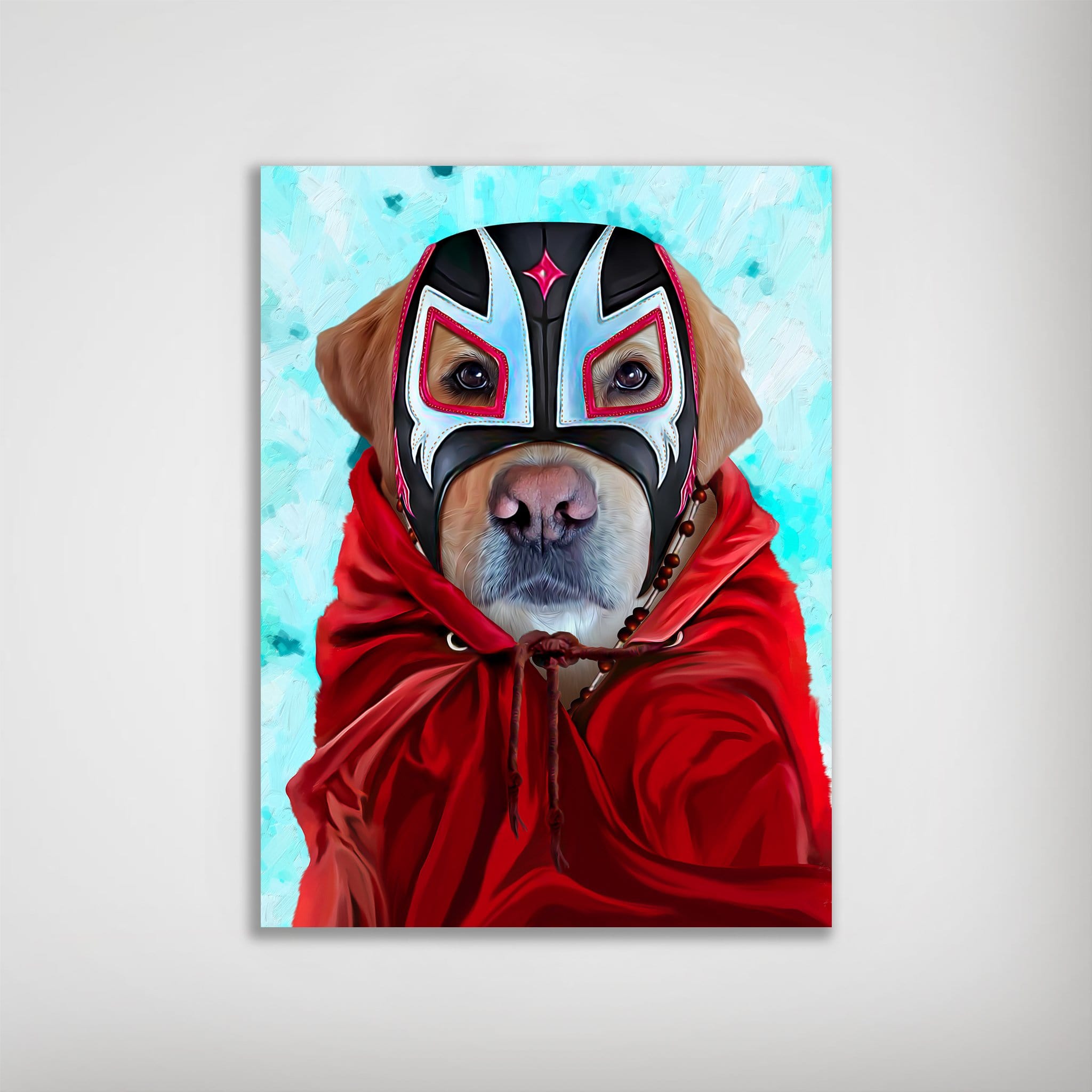 &#39;El Luchador&#39; Personalized Dog Poster