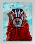 'El Luchador' Personalized Pet Blanket