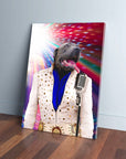 'Elvis Pawsley' Personalized Pet Canvas
