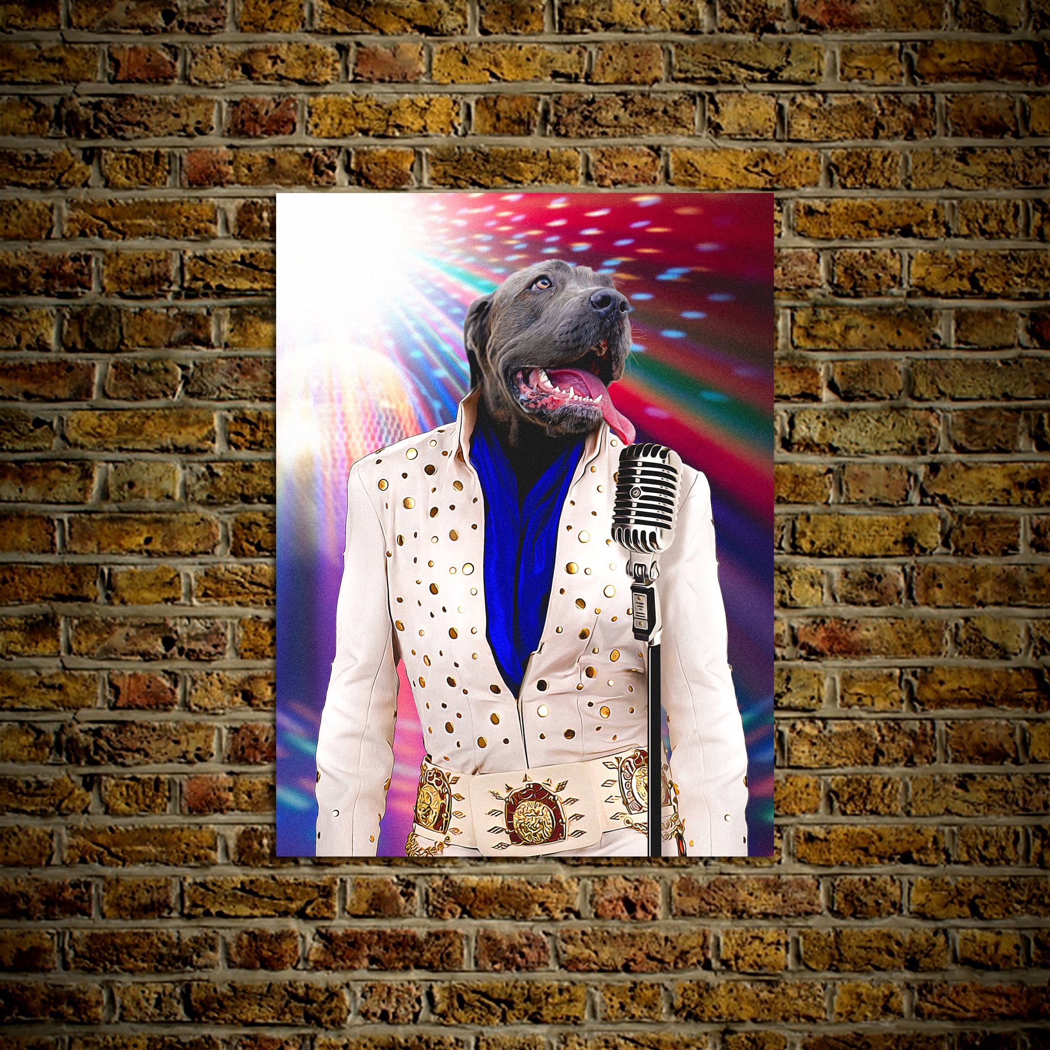 'Elvis Pawsley' Personalized Pet Poster