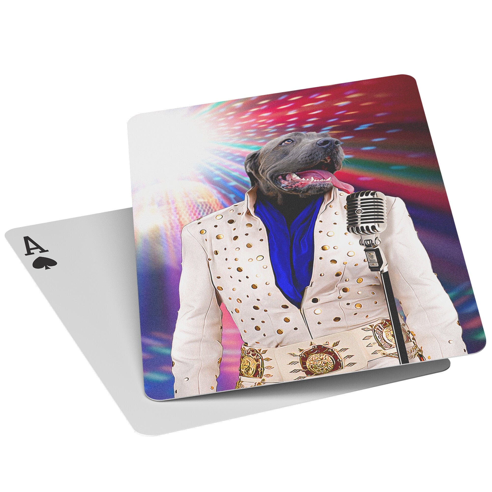 &#39;Elvis Pawsley&#39; Personalized Pet Playing Cards
