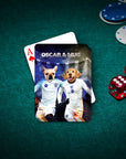 'England Doggos' Personalized 2 Pet Playing Cards